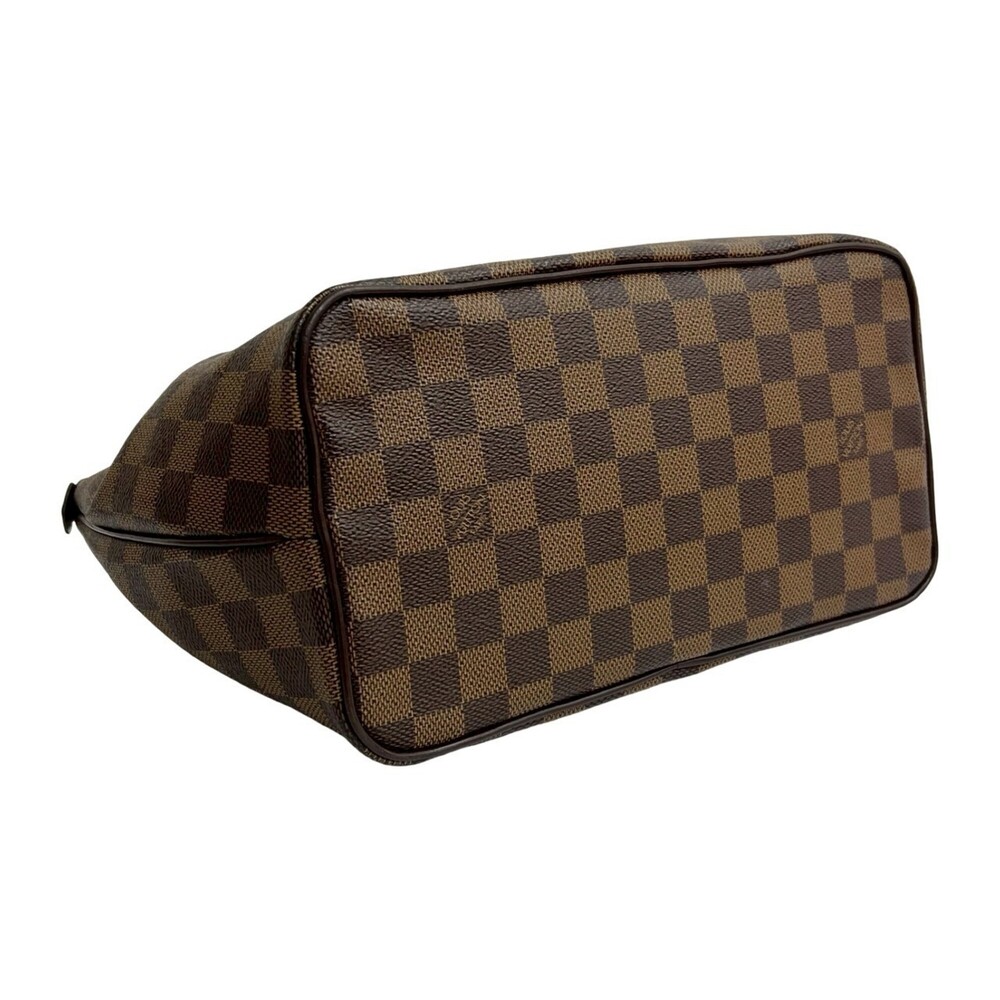 LOUIS VUITTON Authentic Brown Damier Leather Tote Bag - Picture 7 of 10